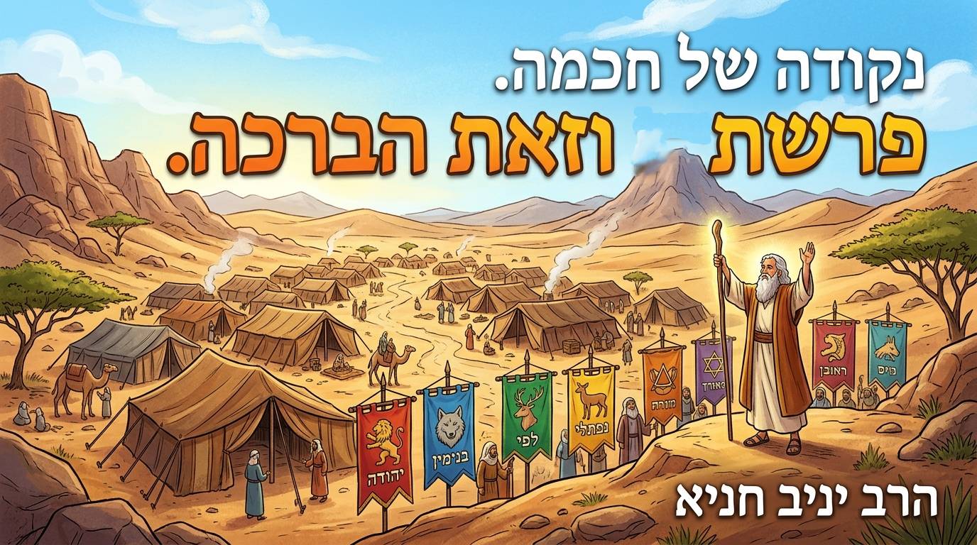 נקודה של חכמה מפרשת השבוע- וזאת הברכה